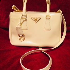 Small Saffiano Leather Prada Galleria Bag
